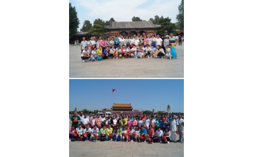 公司組織全體員工北京、天津游